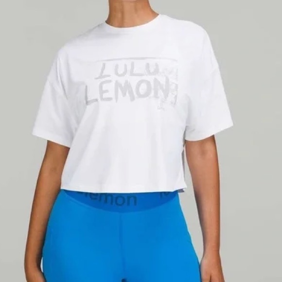 lululemon athletica Tops - lululemon athletica White Crop Top